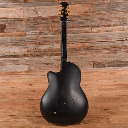 Ovation 1868 Elite Black Acoustic Guitars / OM and Auditorium