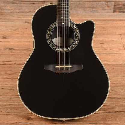 Ovation 1869 Custom Legend Black Acoustic Guitars / OM and Auditorium