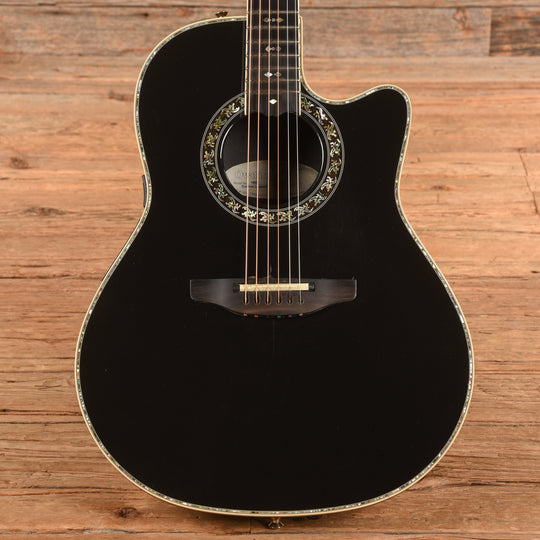 Ovation 1869 Custom Legend Black Acoustic Guitars / OM and Auditorium