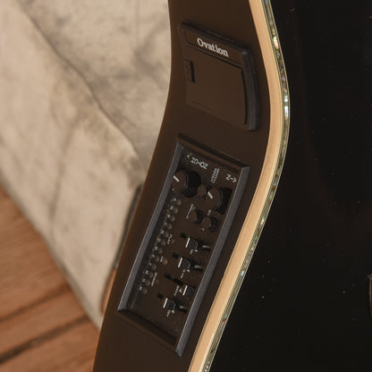 Ovation 1869 Custom Legend Black Acoustic Guitars / OM and Auditorium