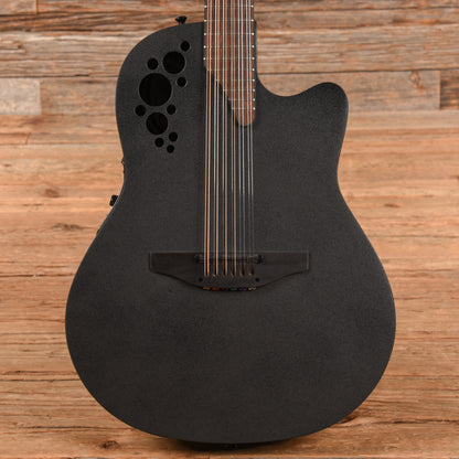 Ovation 2058TX Black Acoustic Guitars / OM and Auditorium