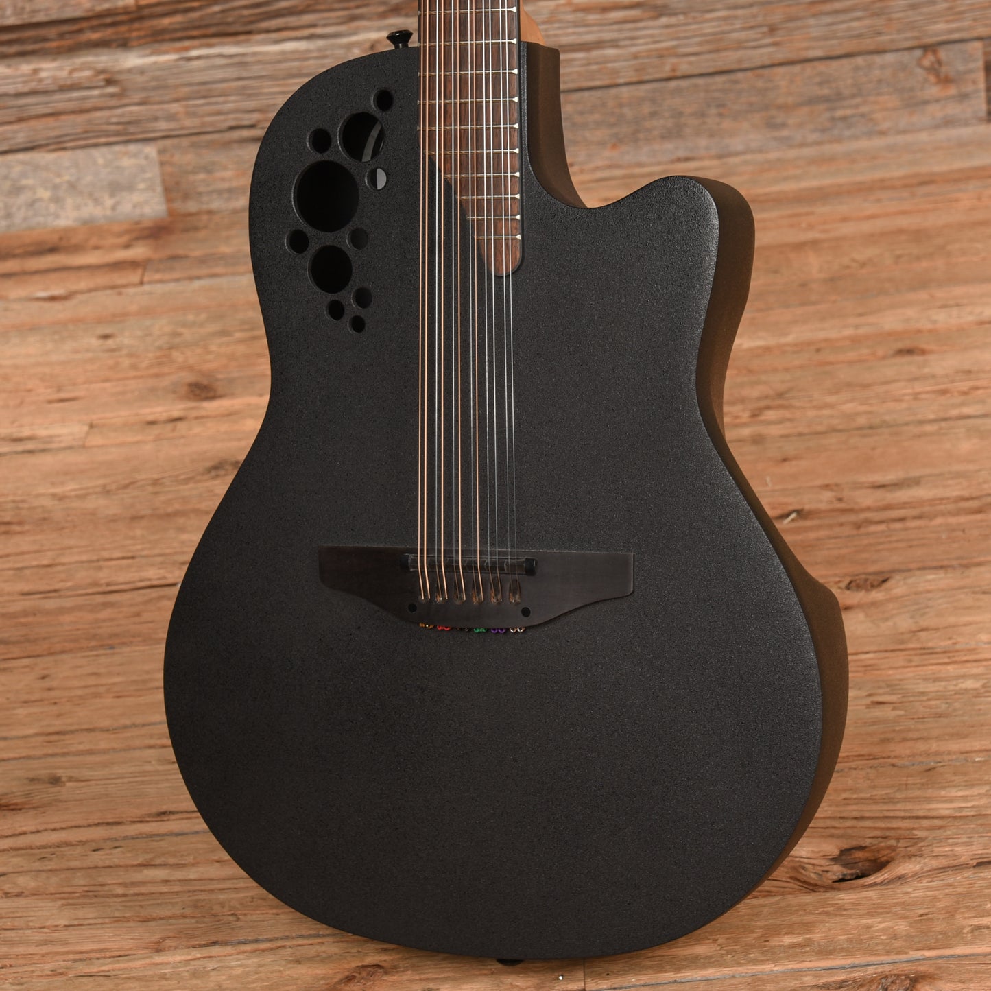 Ovation 2058TX Black Acoustic Guitars / OM and Auditorium