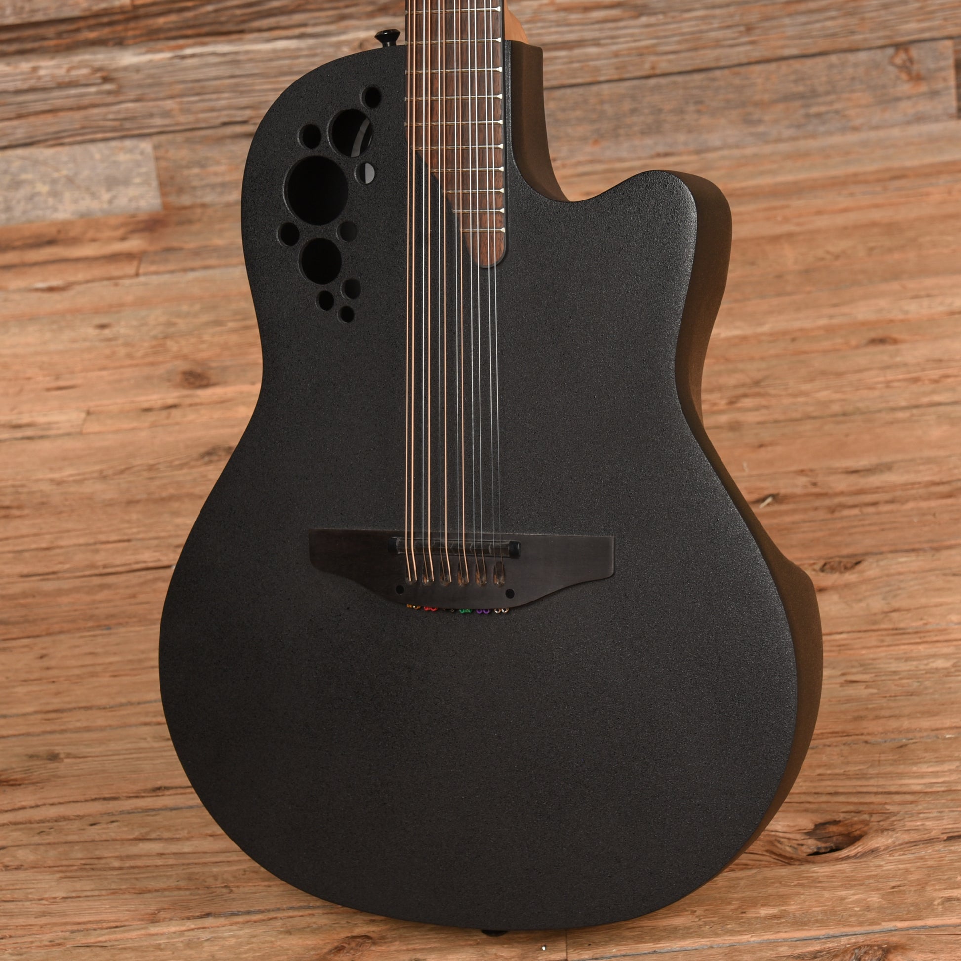 Ovation 2058TX Black Acoustic Guitars / OM and Auditorium