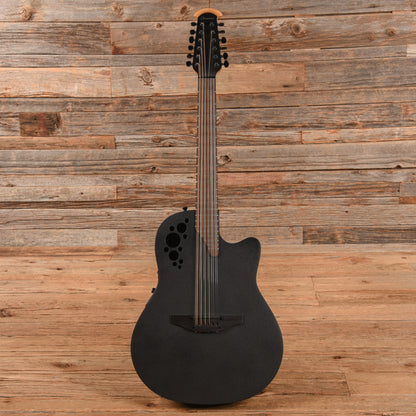 Ovation 2058TX Black Acoustic Guitars / OM and Auditorium