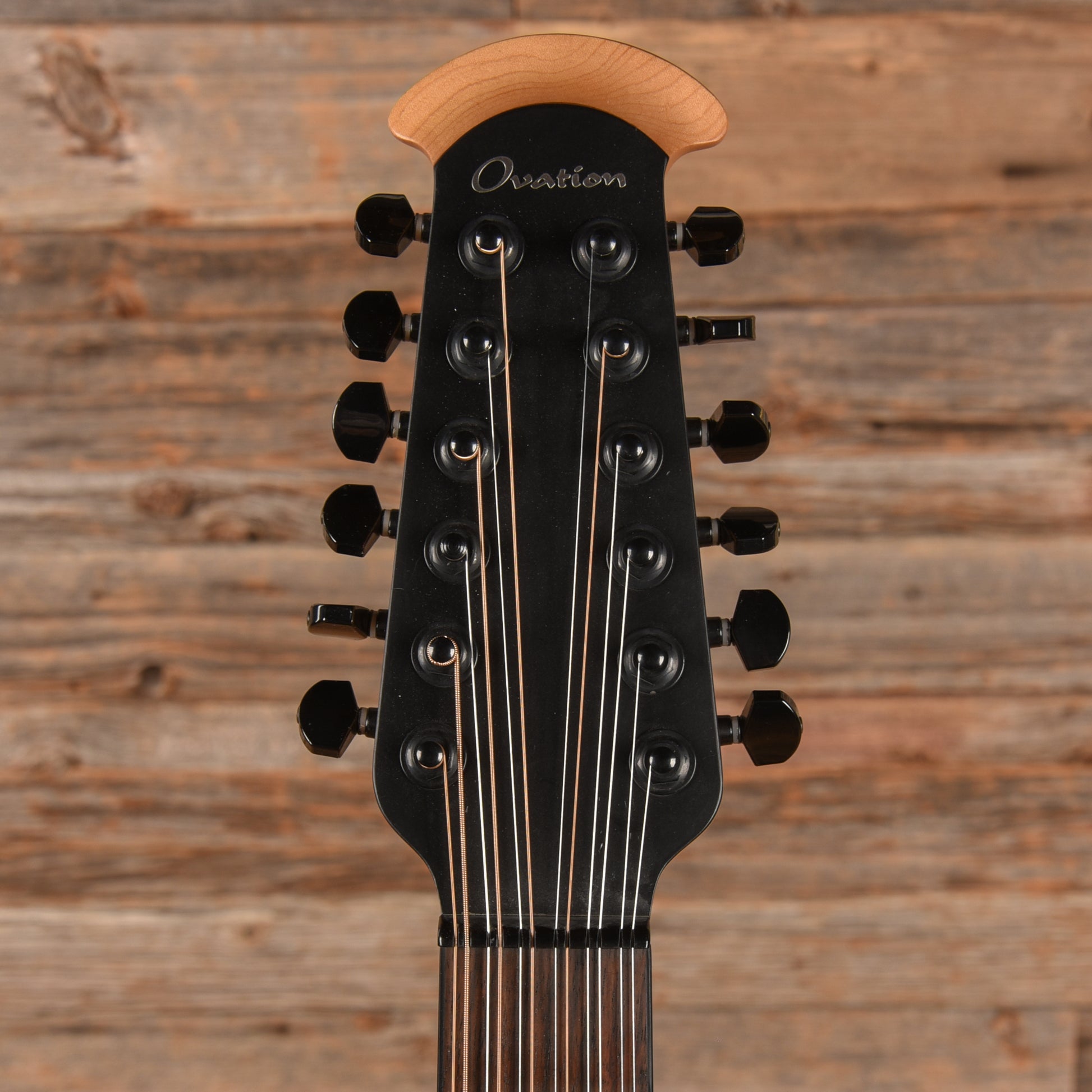 Ovation 2058TX Black Acoustic Guitars / OM and Auditorium