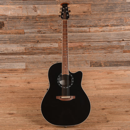 Ovation Balladeer Model 1771LX Black Acoustic Guitars / OM and Auditorium
