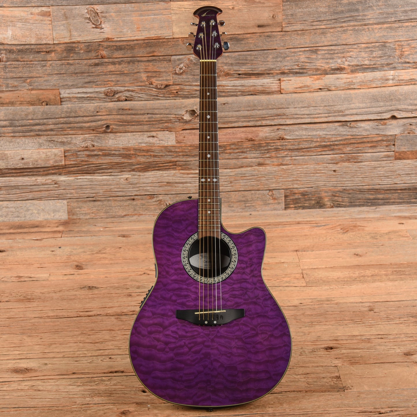 Ovation CK057 Purple Acoustic Guitars / OM and Auditorium