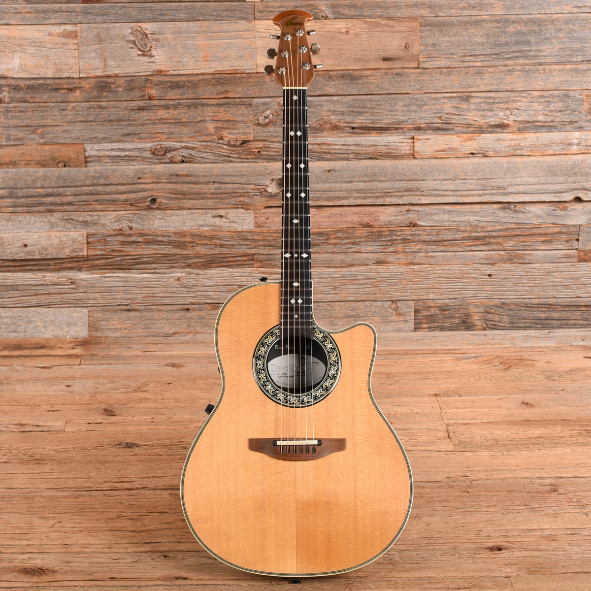 Ovation 1862 Custom Balladeer Natural Acoustic Guitars