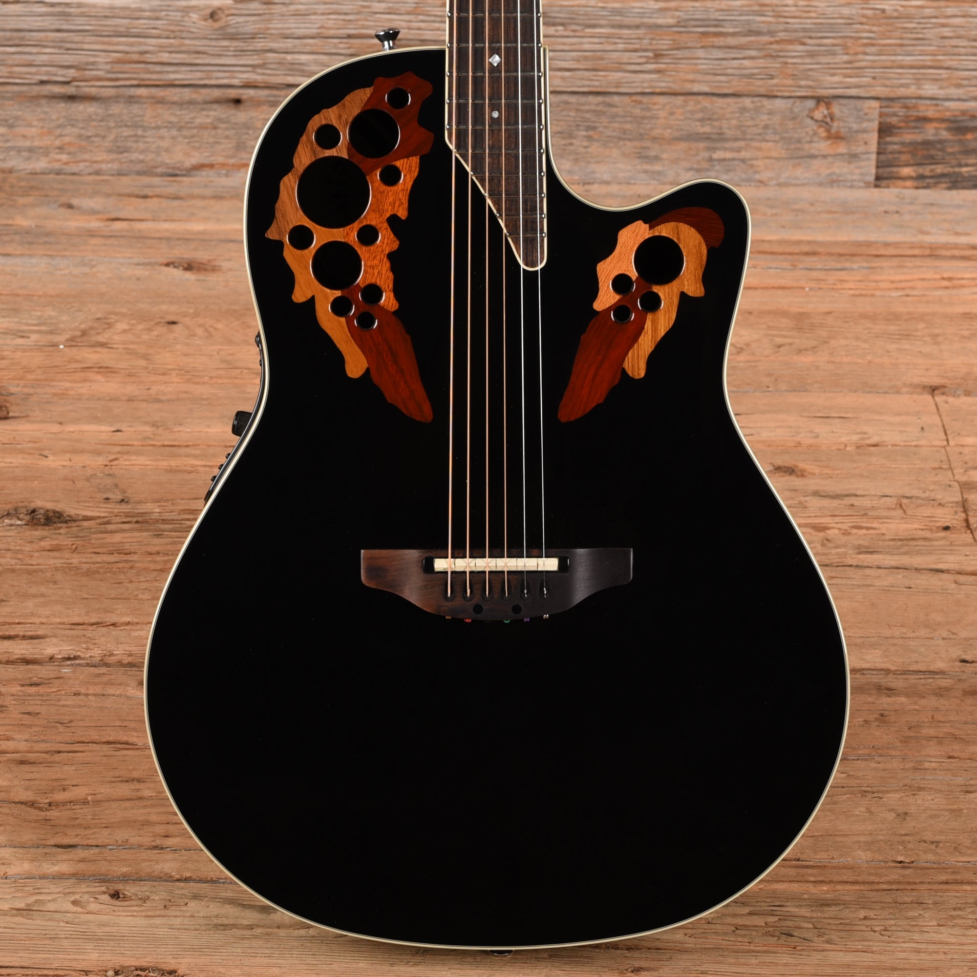 Ovation Standard Elite 2778AX Black Acoustic Guitars