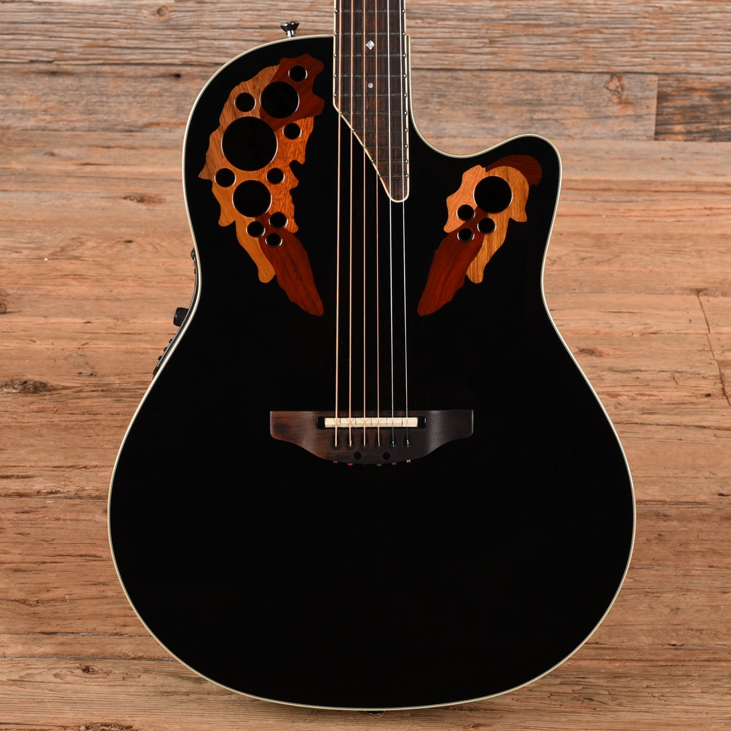 Ovation Standard Elite 2778AX Black Acoustic Guitars