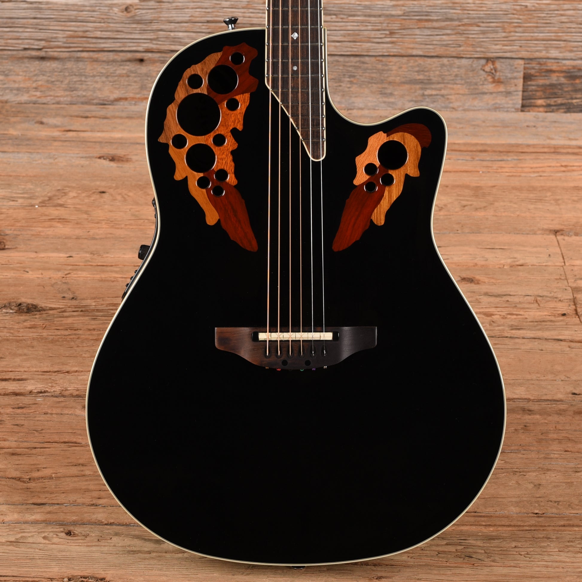 Ovation Standard Elite 2778AX Black Acoustic Guitars