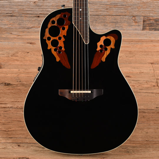 Ovation Standard Elite 2778AX Black Acoustic Guitars