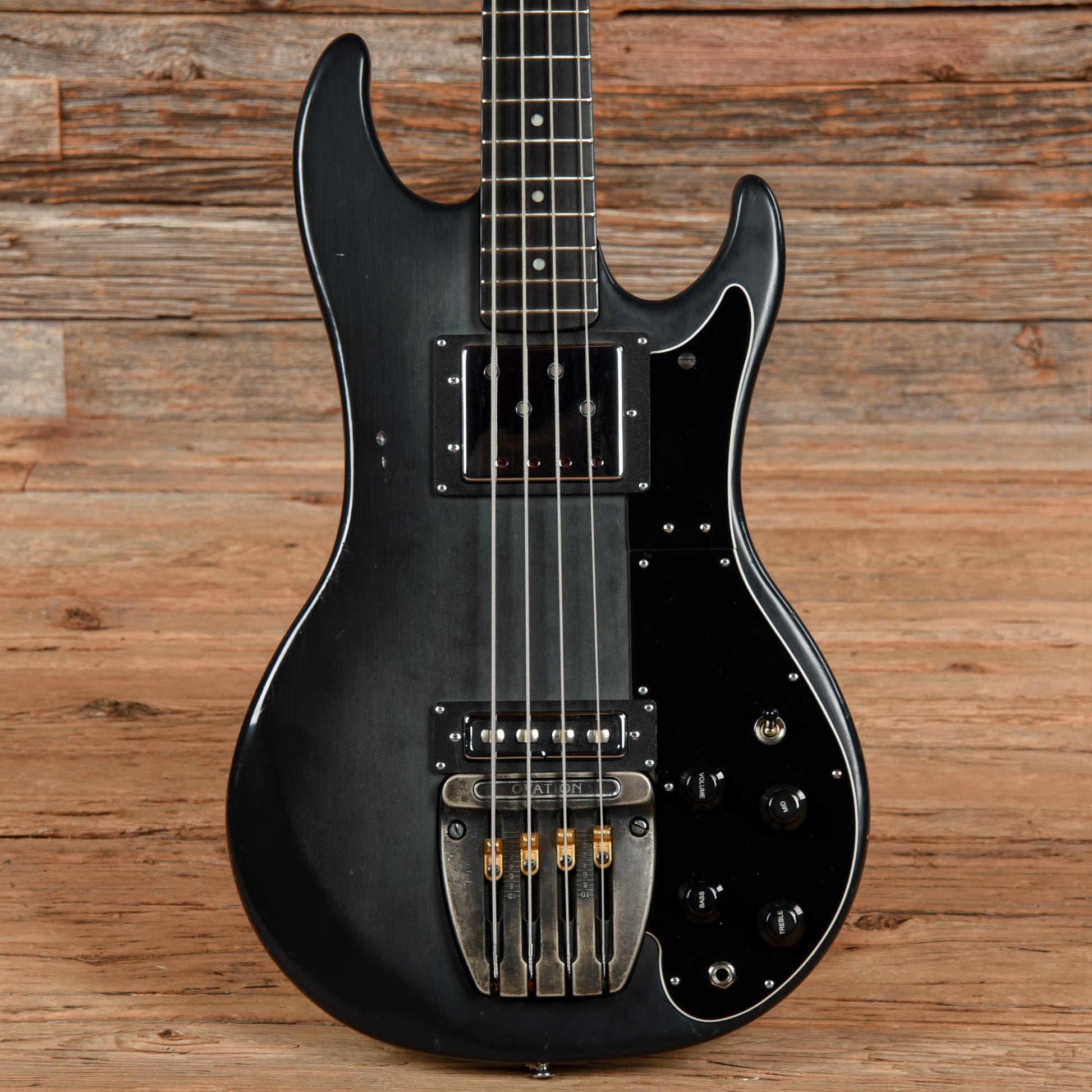 Ovation Magnum IV Charcoal 1970s Bass Guitars / 4-String