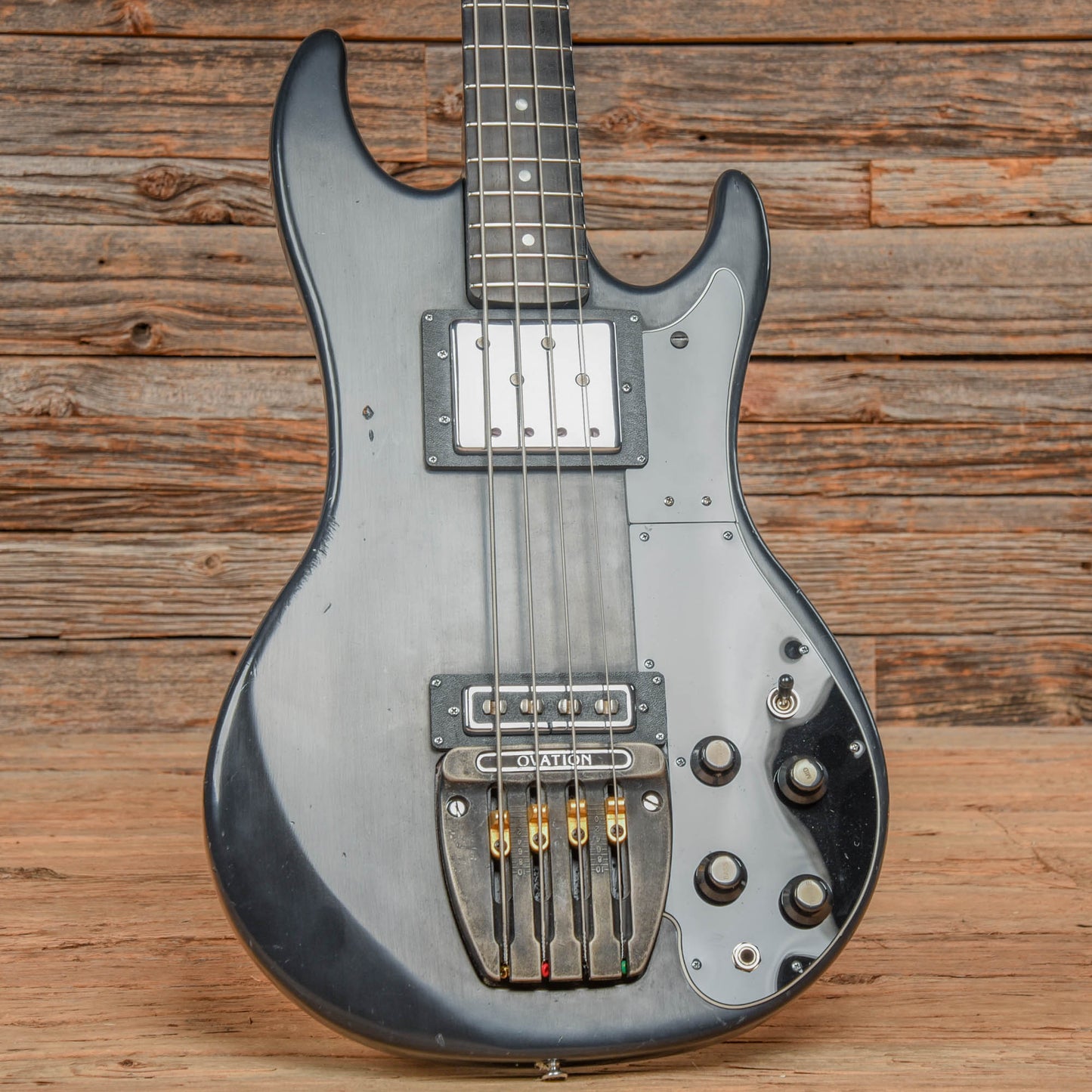 Ovation Magnum IV Charcoal 1970s Bass Guitars / 4-String