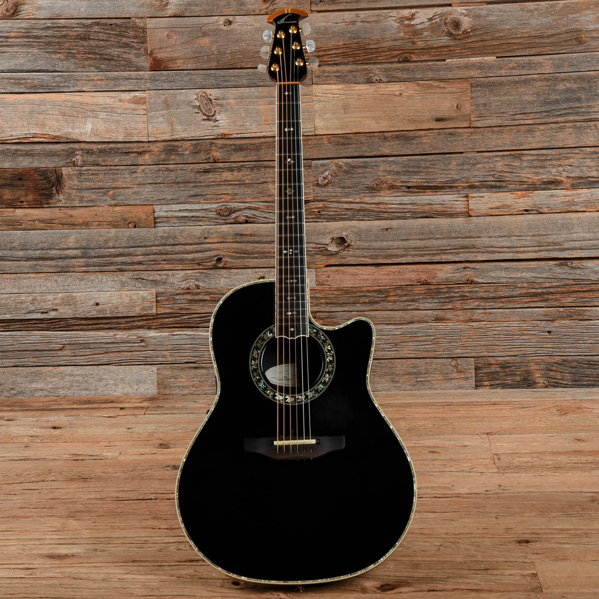 Ovation 1869 Custom Legend Black – Chicago Music Exchange