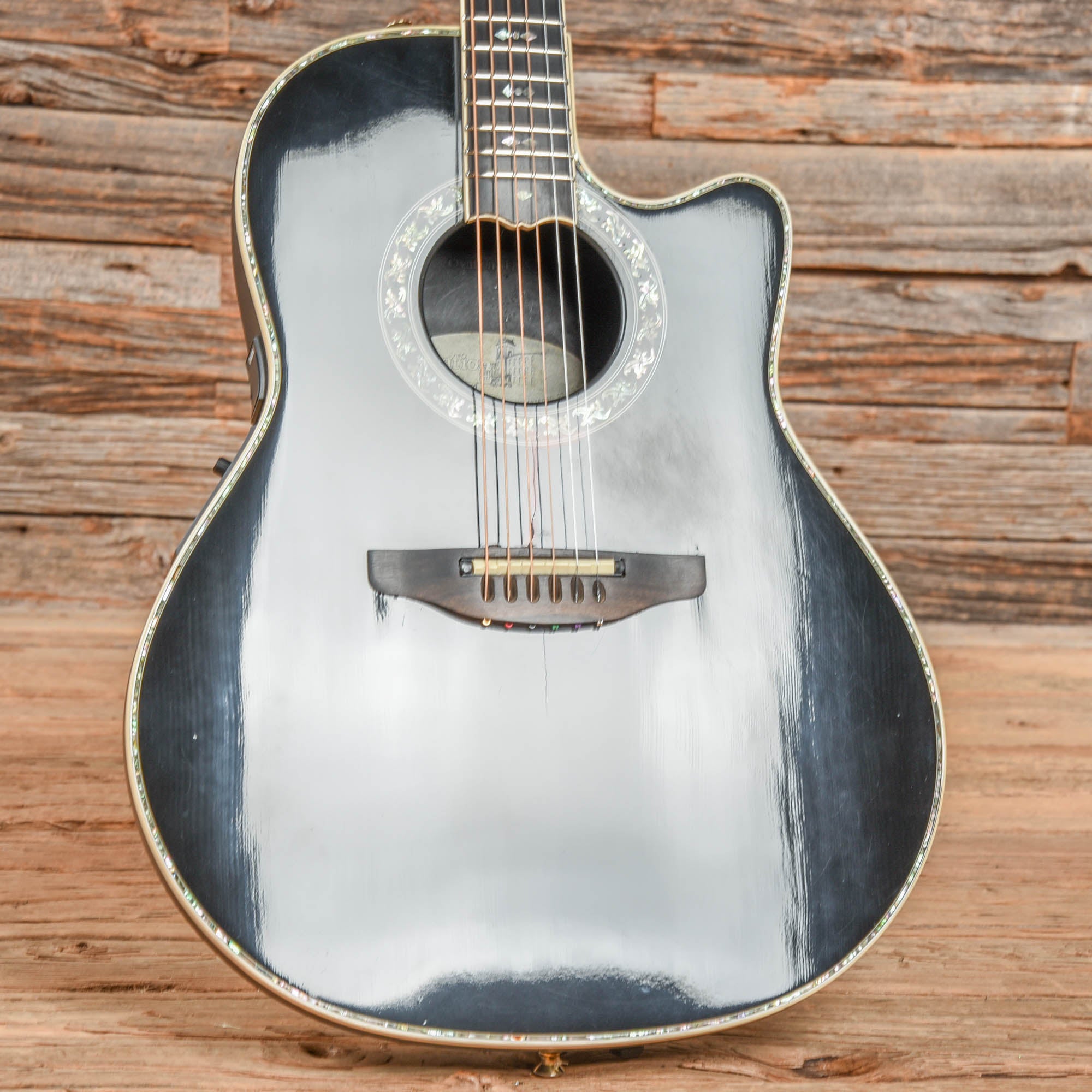 Ovation 1869 Custom Legend Black – Chicago Music Exchange