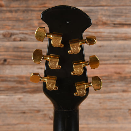 Ovation UK II Black Electric Guitars / Solid Body