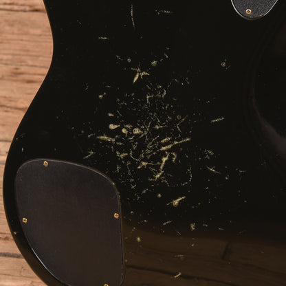 Ovation UK II Black Electric Guitars / Solid Body