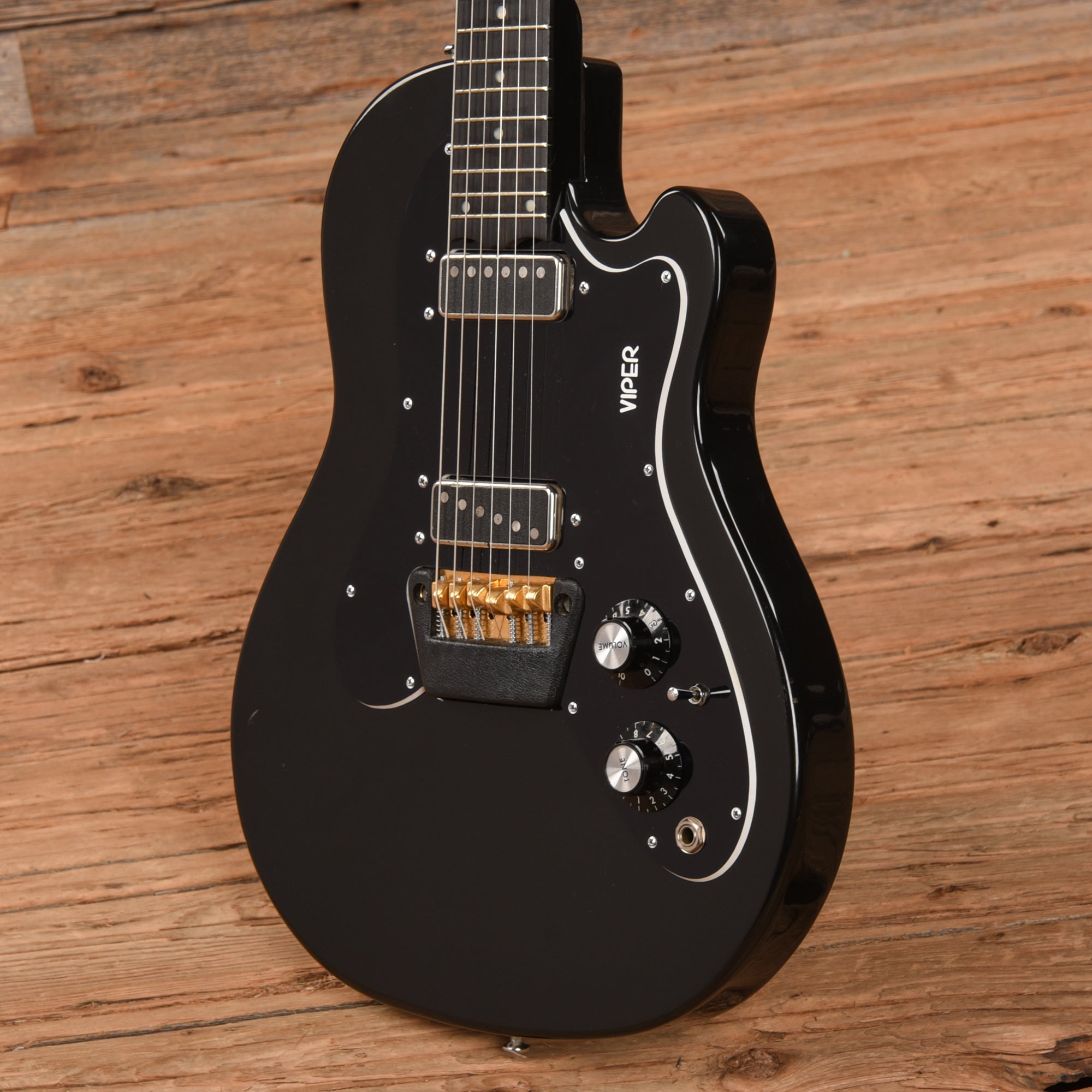 Ovation Viper Black 1975 Electric Guitars / Solid Body