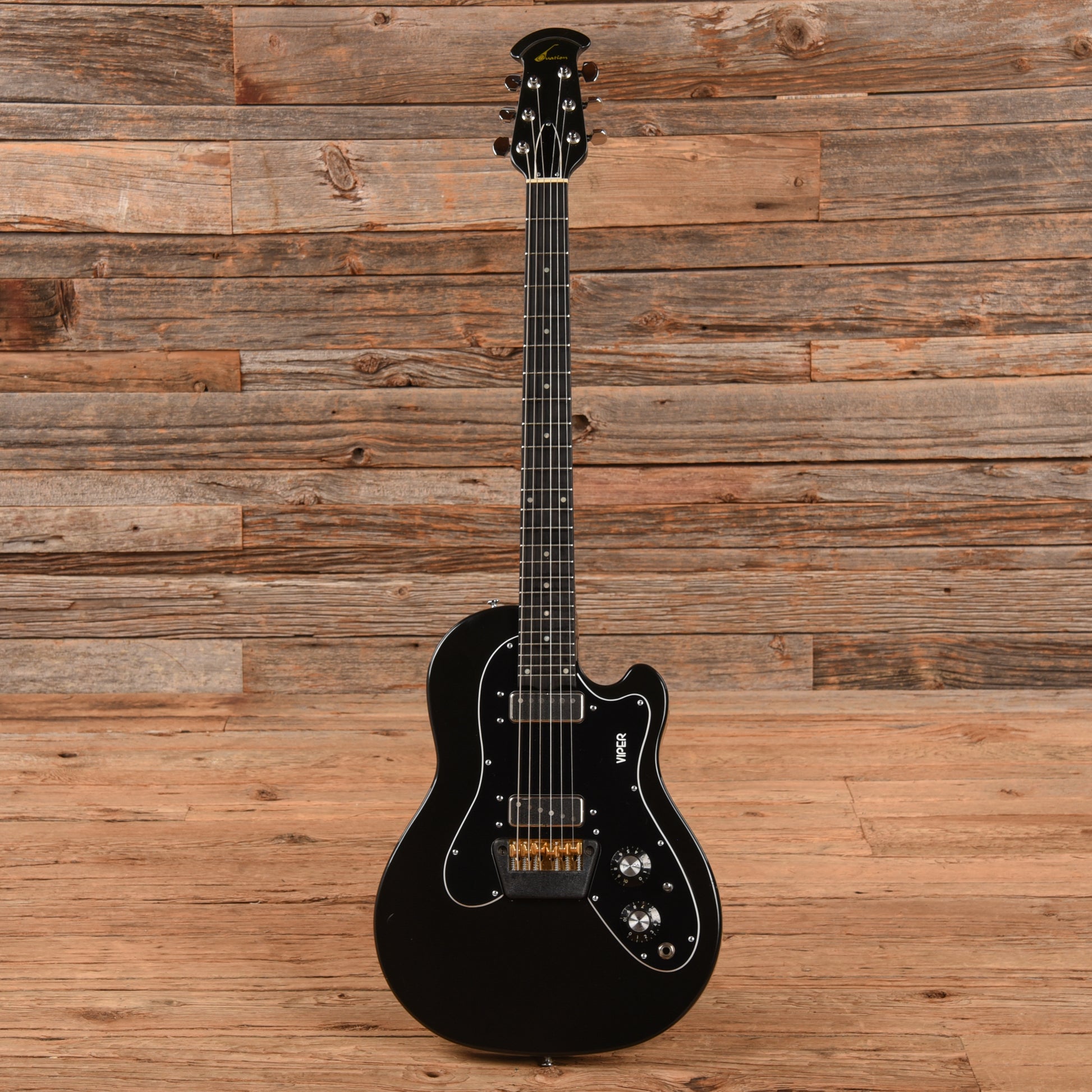 Ovation Viper Black 1975 Electric Guitars / Solid Body