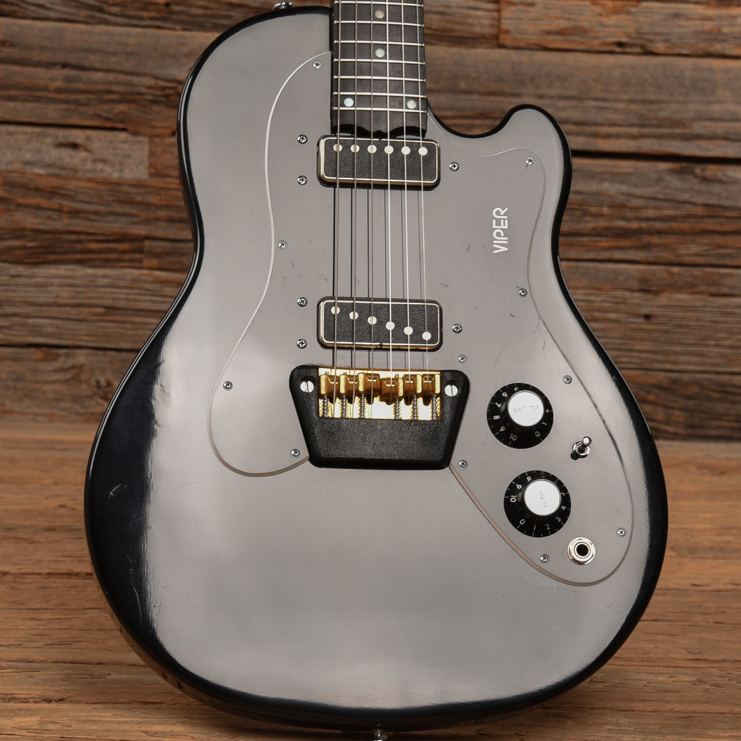 Ovation Viper Black 1975 Electric Guitars / Solid Body