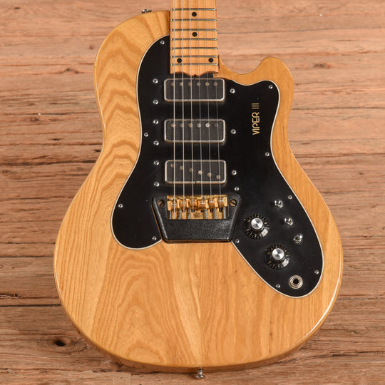 Ovation Viper III Natural 1970s Electric Guitars / Solid Body