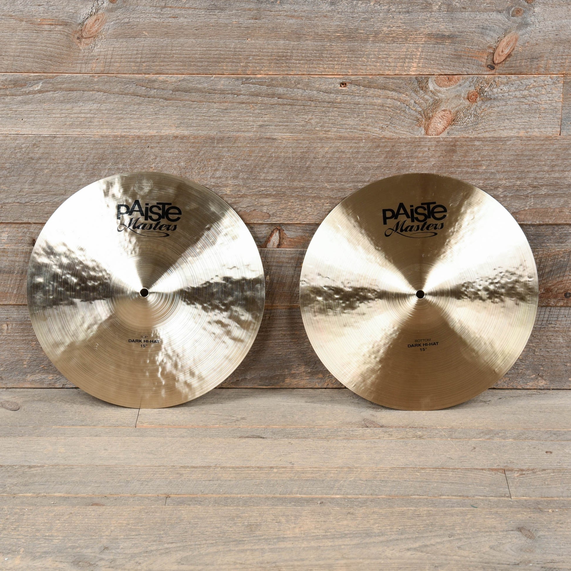 Paiste 15" Masters Dark Hi-Hat Pair Drums and Percussion / Cymbals / Hi-Hats