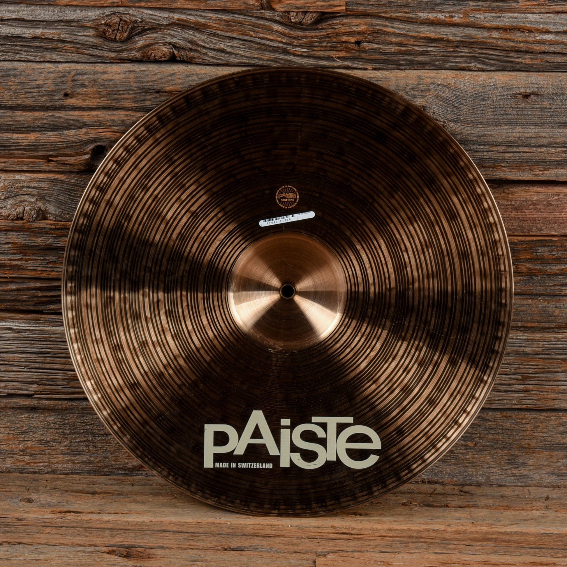 Paiste 18" 900 Series Crash Drums and Percussion