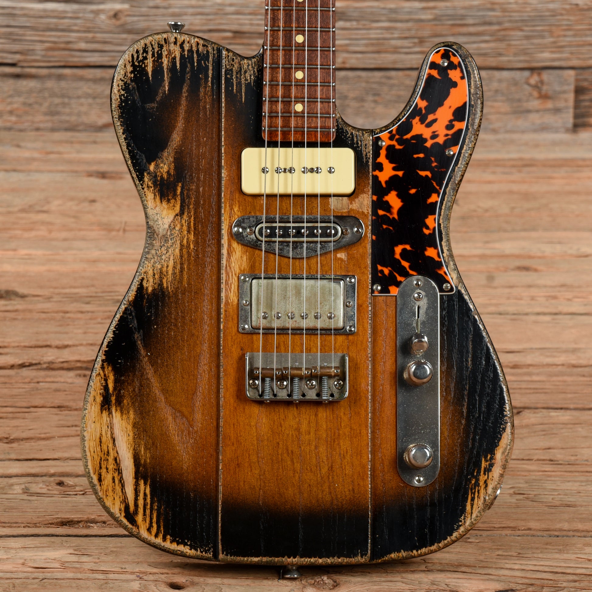 Palir Titan Hawk Step Top 2-Tone Sunburst Electric Guitars / Solid Body