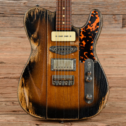 Palir Titan Hawk Step Top 2-Tone Sunburst Electric Guitars / Solid Body