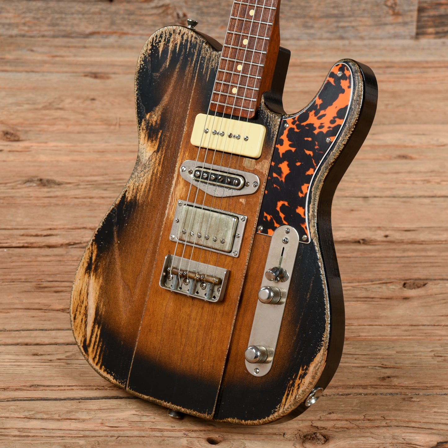 Palir Titan Hawk Step Top 2-Tone Sunburst Electric Guitars / Solid Body