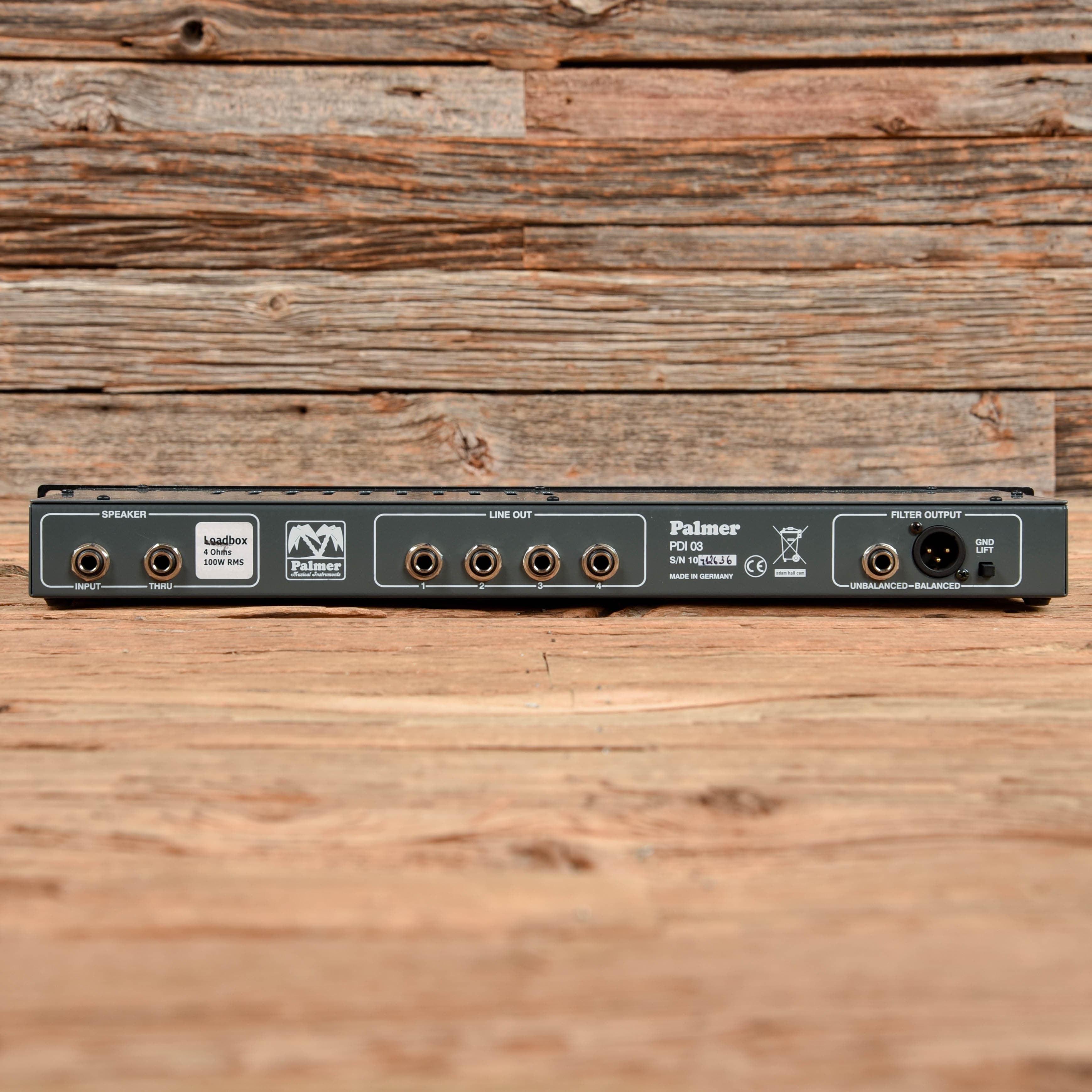 Palmer PDI-03 4ohm Speaker Simulator Amps / Modeling Amps