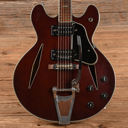 Pan Guitars P-23 Walnut 1970s Electric Guitars / Semi-Hollow