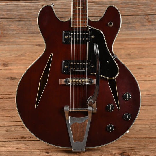 Pan Guitars P-23 Walnut 1970s Electric Guitars / Semi-Hollow