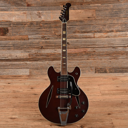 Pan Guitars P-23 Walnut 1970s Electric Guitars / Semi-Hollow
