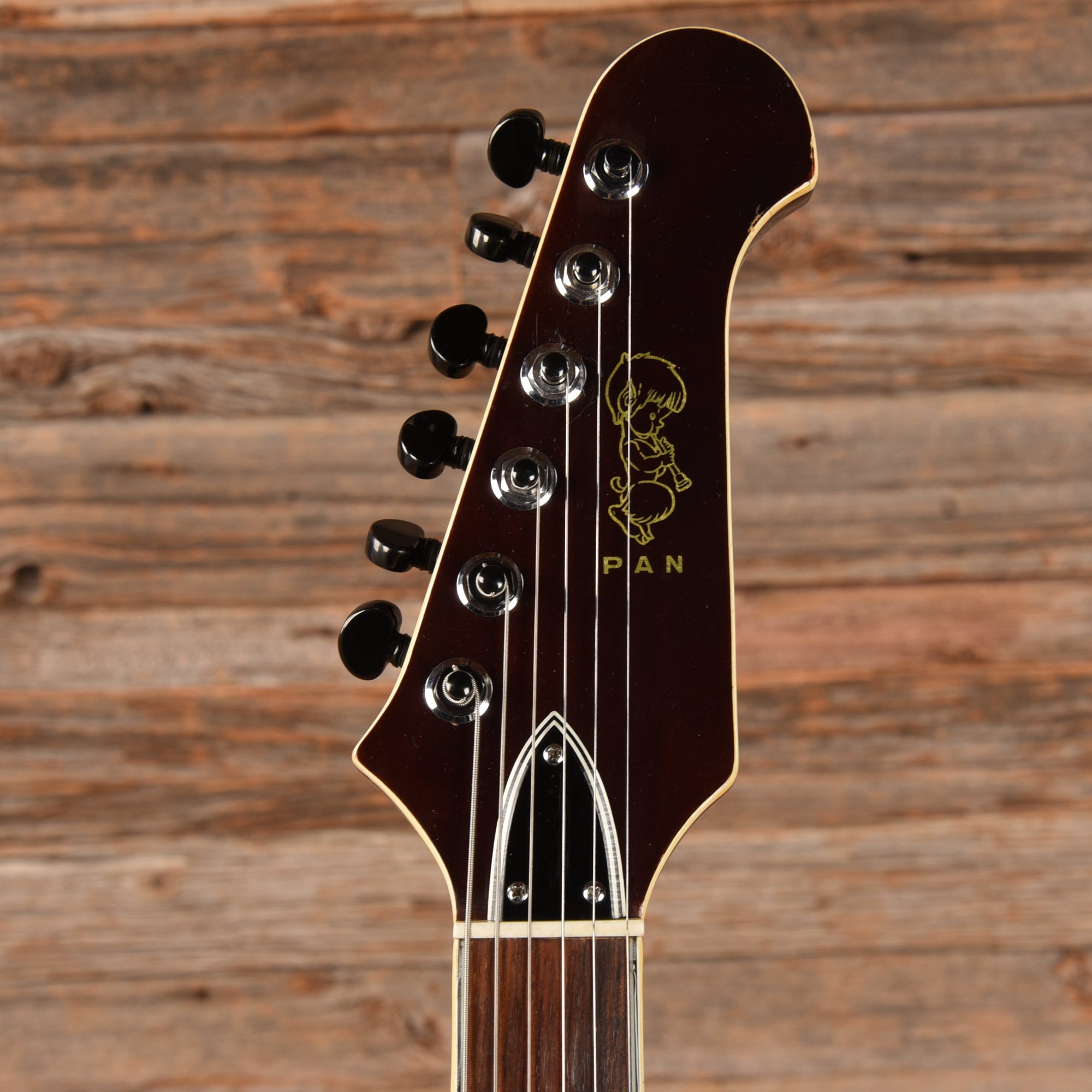 Pan Guitars P-23 Walnut 1970s Electric Guitars / Semi-Hollow