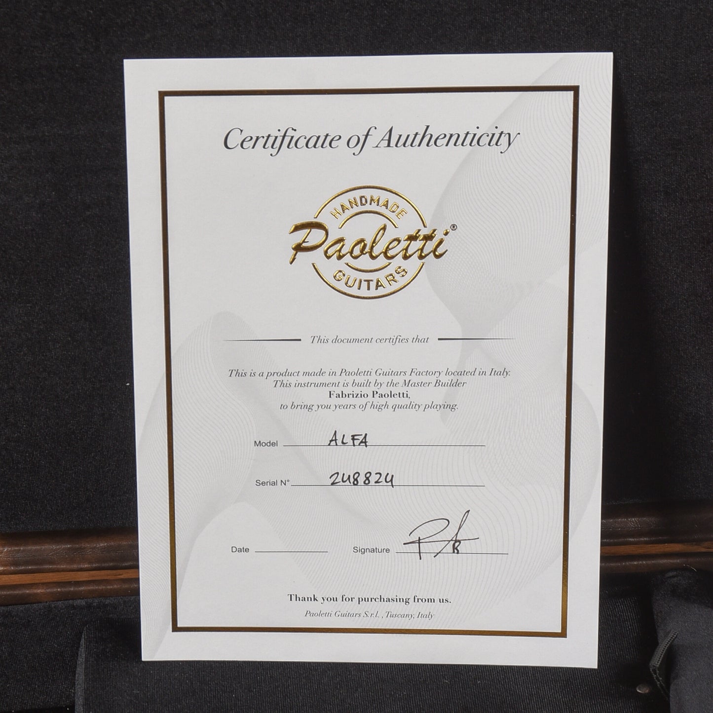 Paoletti Alpha Loft Sunburst Electric Guitars / Semi-Hollow