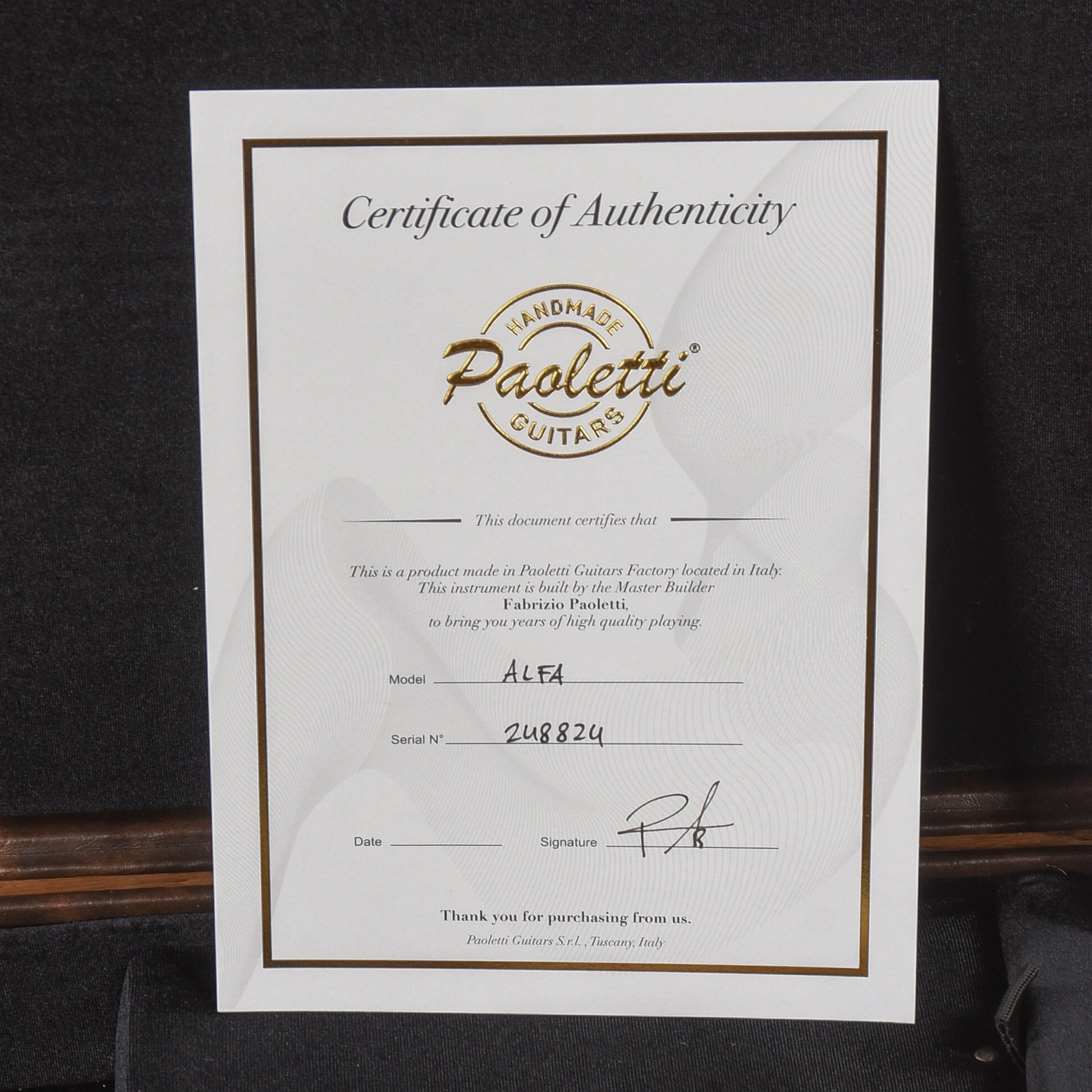 Paoletti Alpha Loft Sunburst Electric Guitars / Semi-Hollow