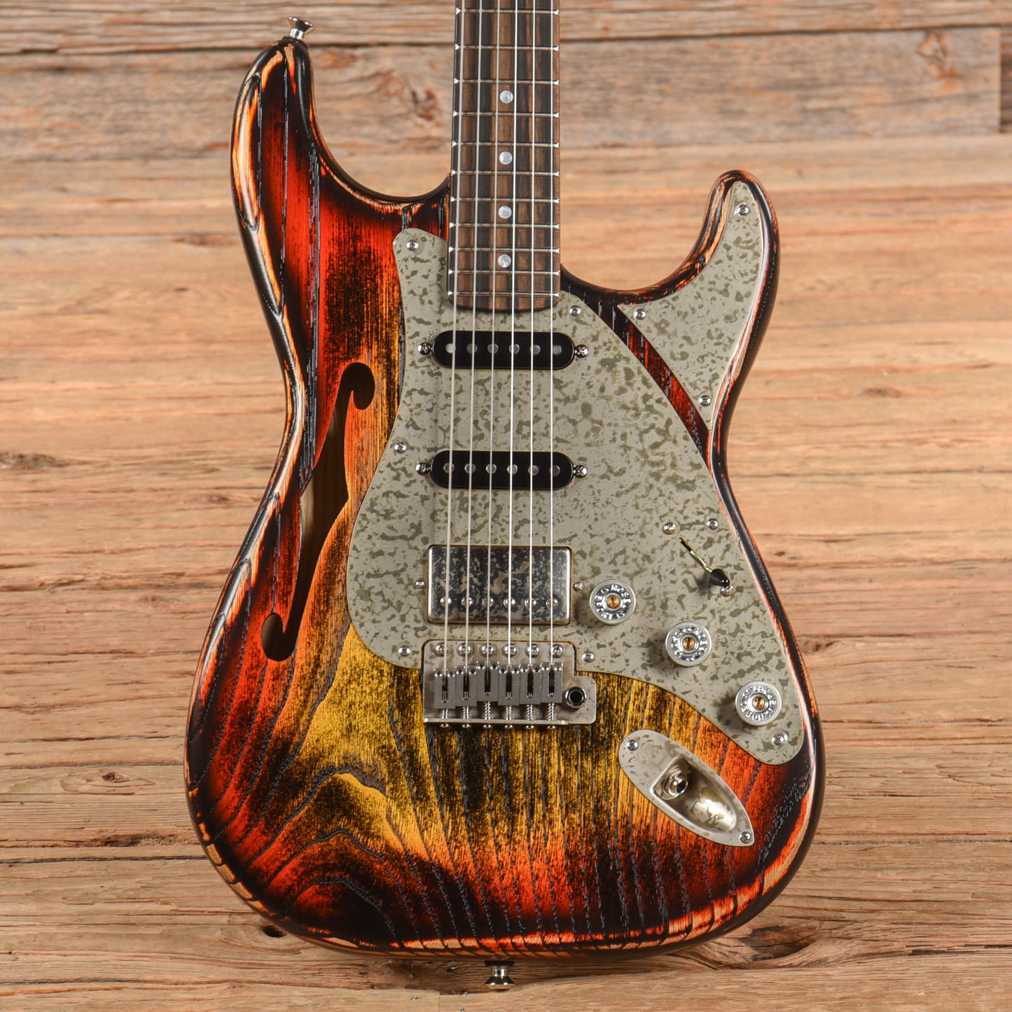 Paoletti Alpha Loft Sunburst Electric Guitars / Semi-Hollow