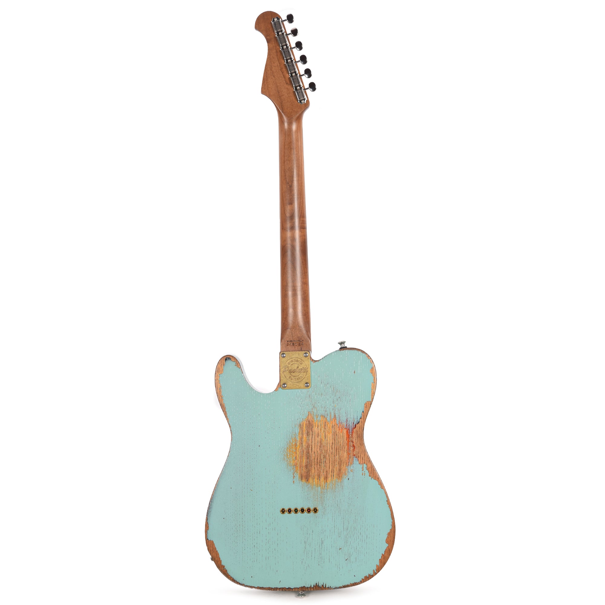 Paoletti Nancy Lounge Aged Chestnut Heavy Surf Green Electric Guitars / Semi-Hollow