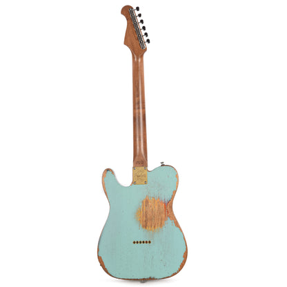 Paoletti Nancy Lounge Aged Chestnut Heavy Surf Green Electric Guitars / Semi-Hollow