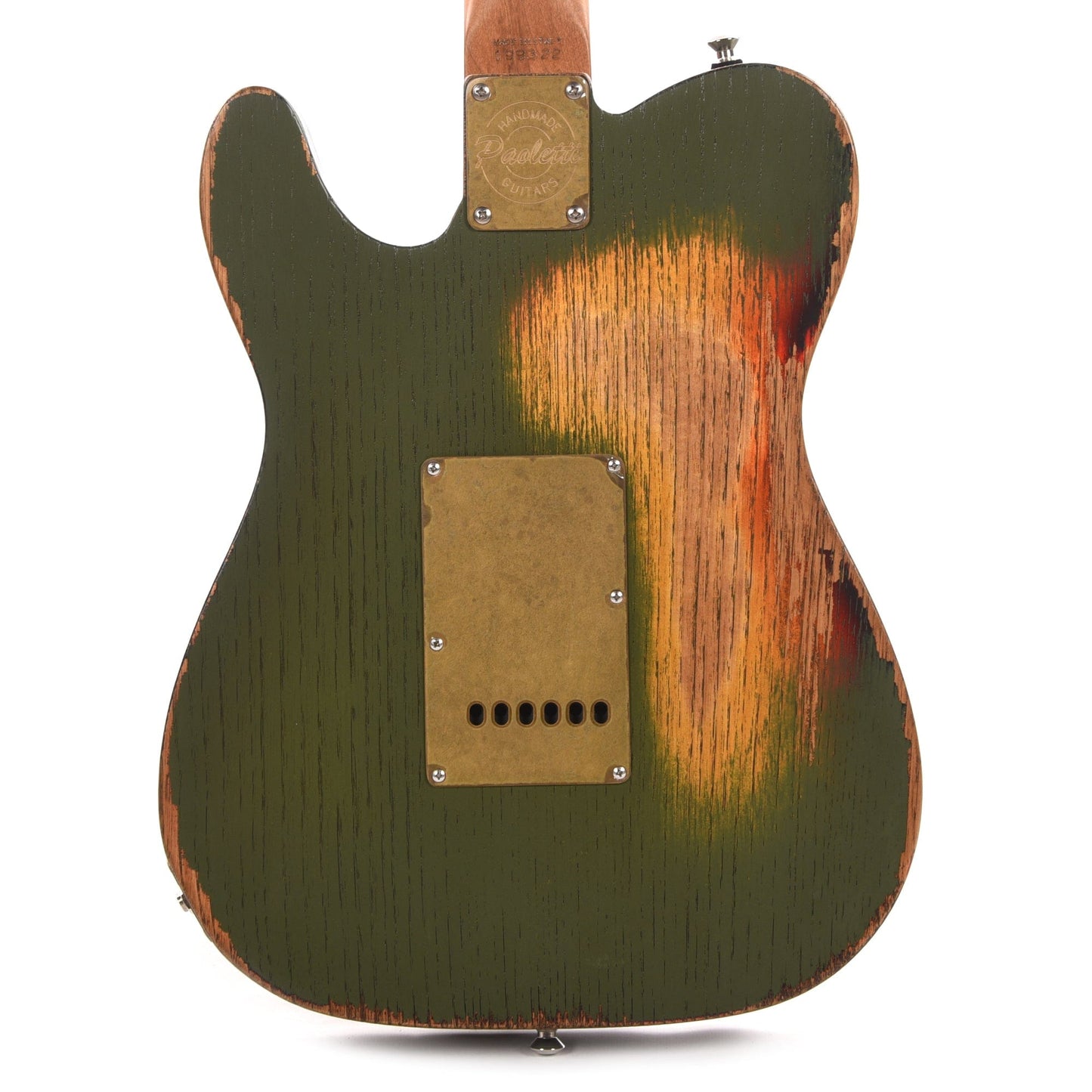 Paoletti Nancy Lounge HS Army Green Relic Electric Guitars / Semi-Hollow