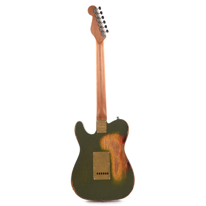 Paoletti Nancy Lounge HS Army Green Relic Electric Guitars / Semi-Hollow