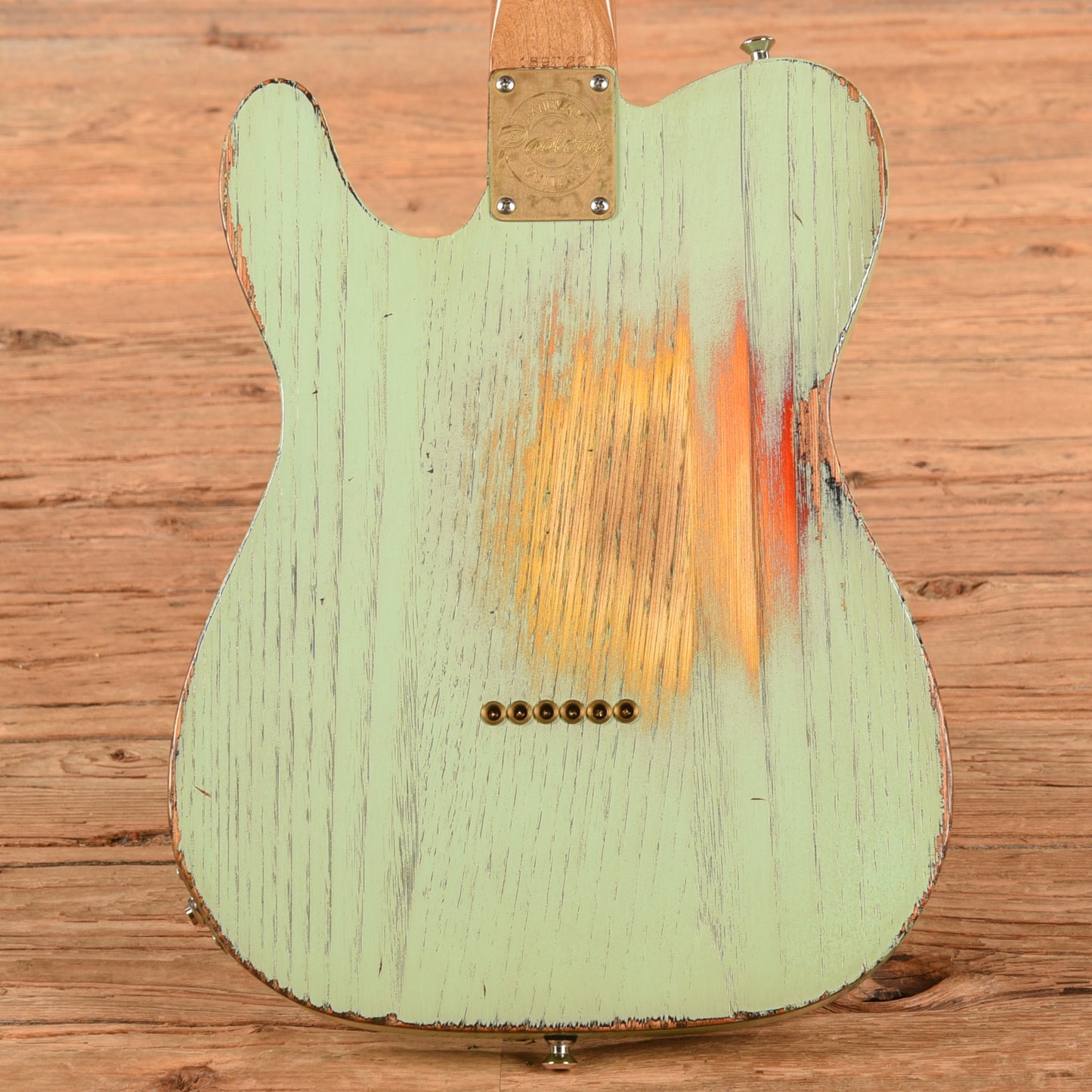 Paoletti Nancy Semi-Hollow Surf Green Electric Guitars / Semi-Hollow