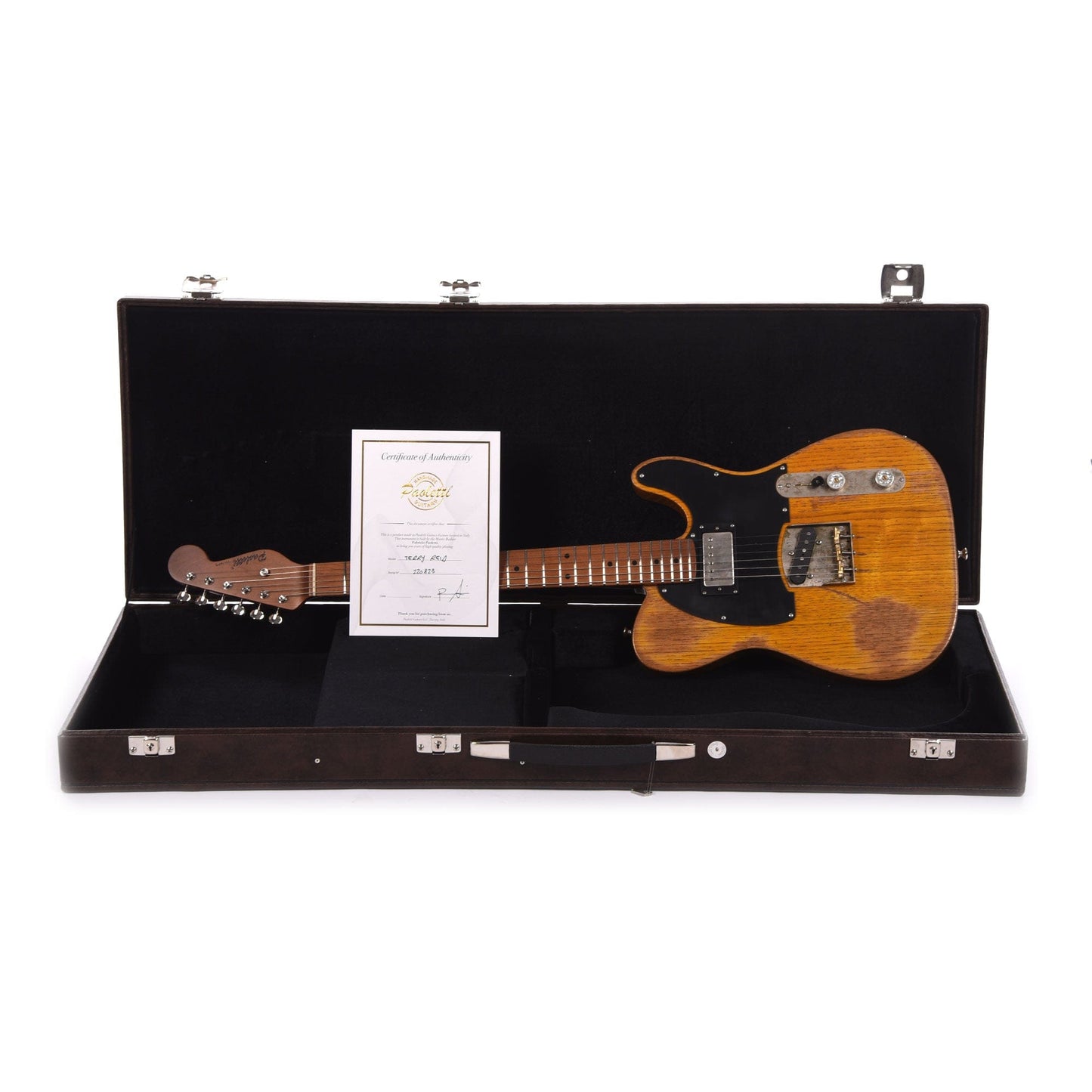 Paoletti '52 Nancy Tele Butterscotch Blonde Relic Electric Guitars / Solid Body