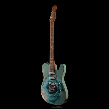 Paoletti Dave Kilminster Signature Nancy Loft SSS White Surf Electric Guitars / Solid Body