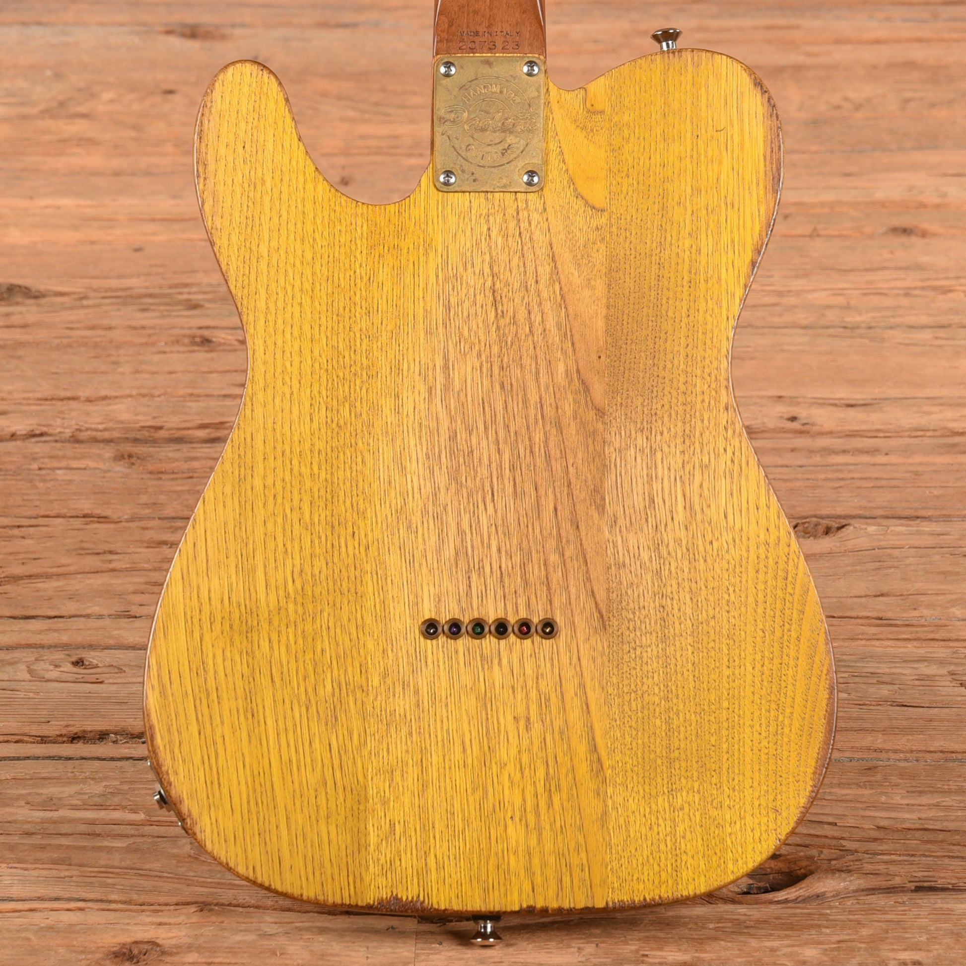 Paoletti Nancy Semi-Hollow Blonde Electric Guitars / Solid Body