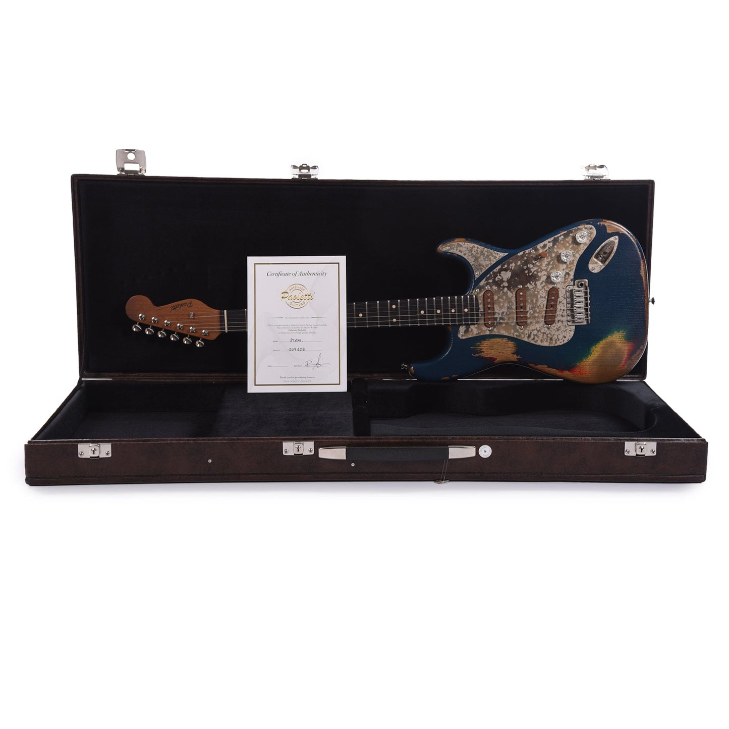 Paoletti Stratospheric Loft SSS Relic Emerald Electric Guitars / Solid Body