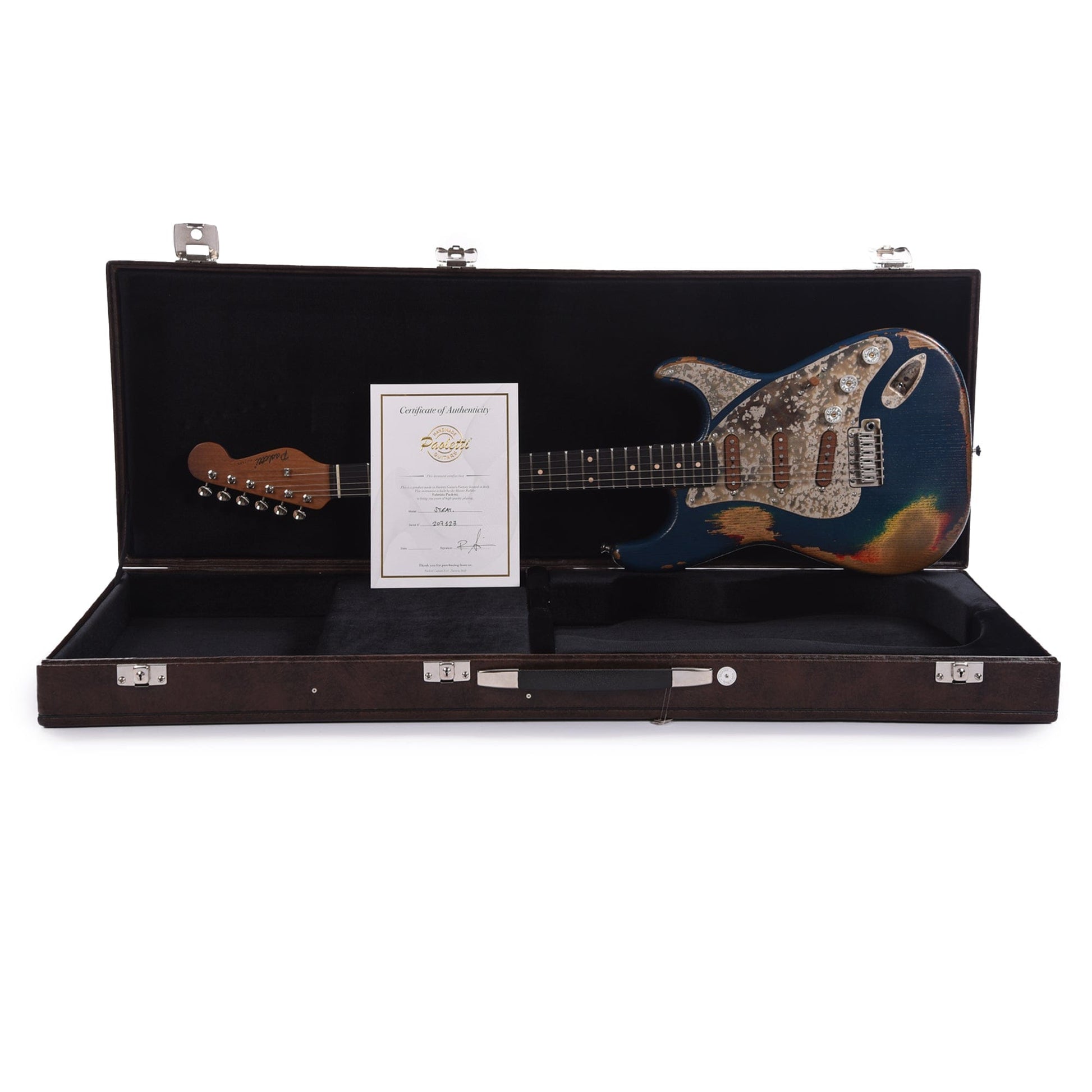 Paoletti Stratospheric Loft SSS Relic Emerald Electric Guitars / Solid Body