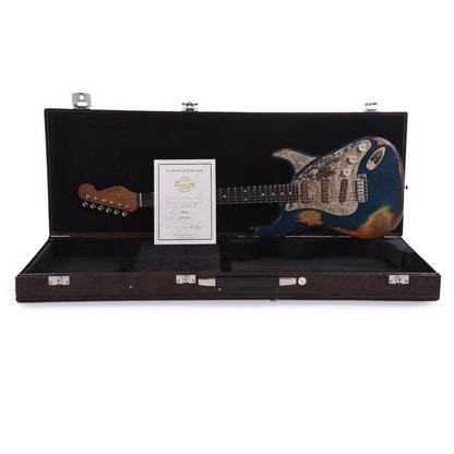 Paoletti Stratospheric Loft SSS Relic Emerald Electric Guitars / Solid Body